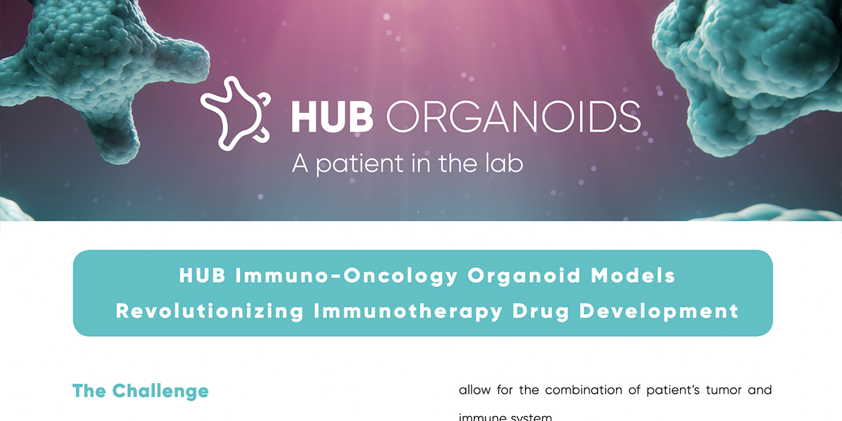 HUB Immuno-Oncology Organoid Models