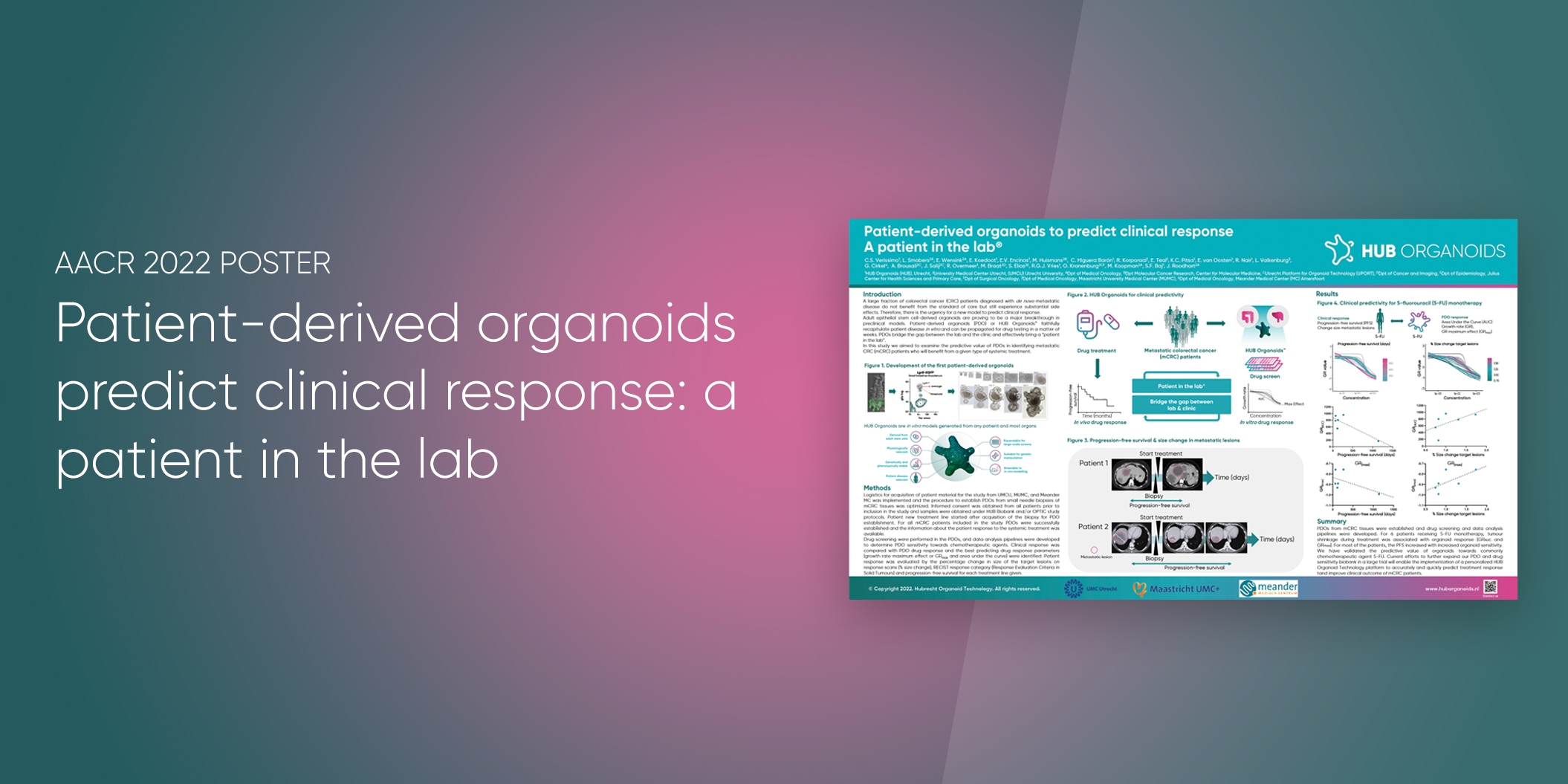 Patient-derived organoids predict clinical response: a patient in the lab